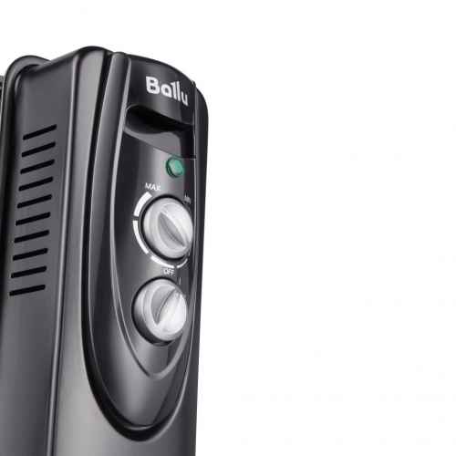 Масляный радиатор Ballu BOH/CL-05BRN Classic Black 5 секций